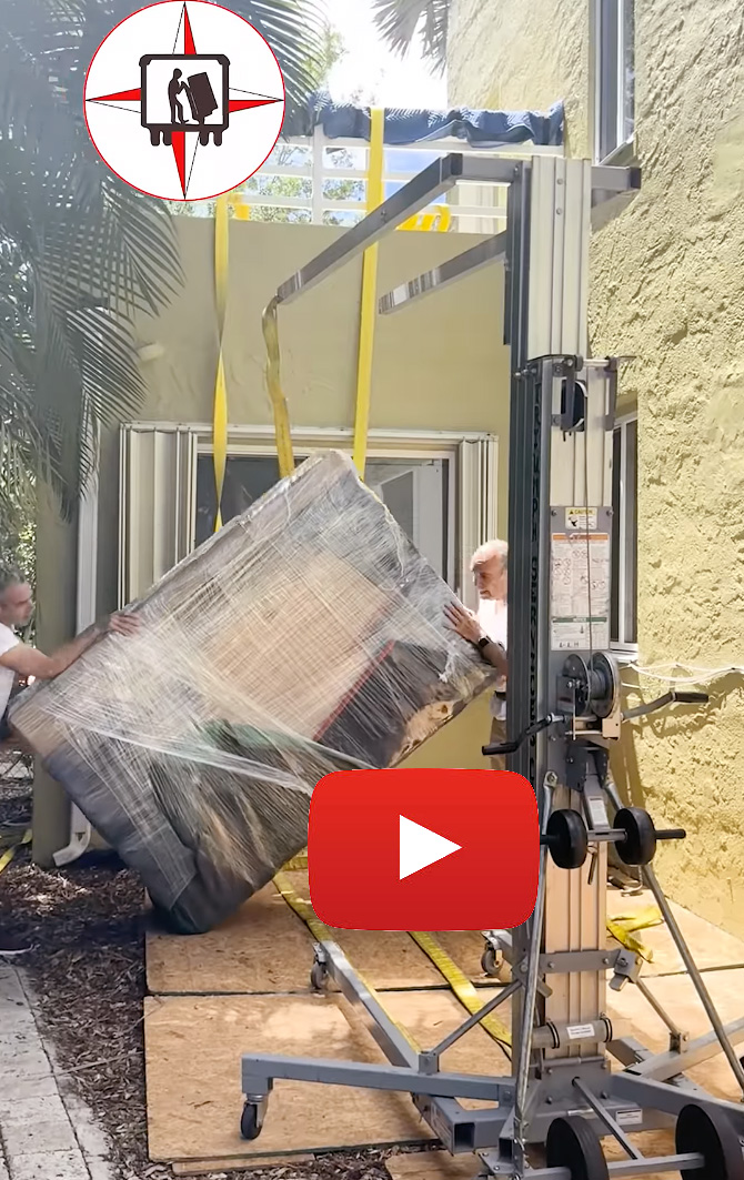 hoisting furniture safely